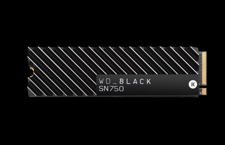 В продажу поступили Western Digital Black SN750 NVMe SSD
